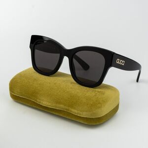 Gucci Women Sunglasses Black Grey Square GG1789S 001 BRAND NEW